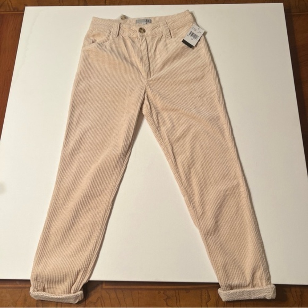 NWT‎ Kut From The Kloth Womens Pants Skinny Corduroy Cream Size 00 (A3)